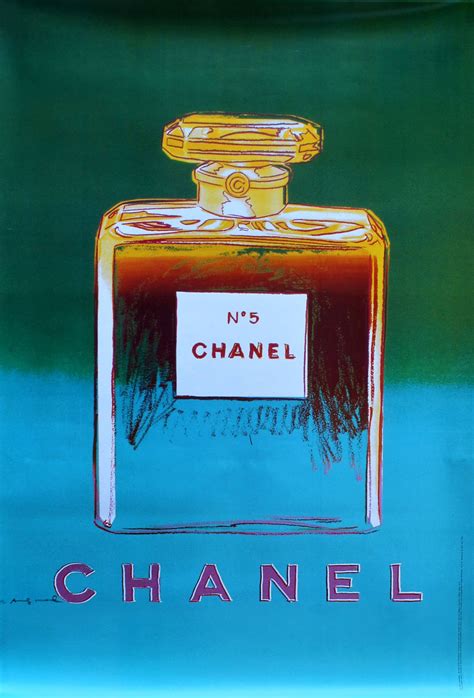 andy warhol chanel no 5 poster original|Andy Warhol perfume bottles.